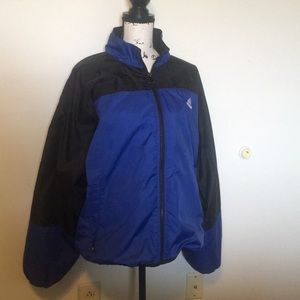 Adidas Blue and Black Windbreaker